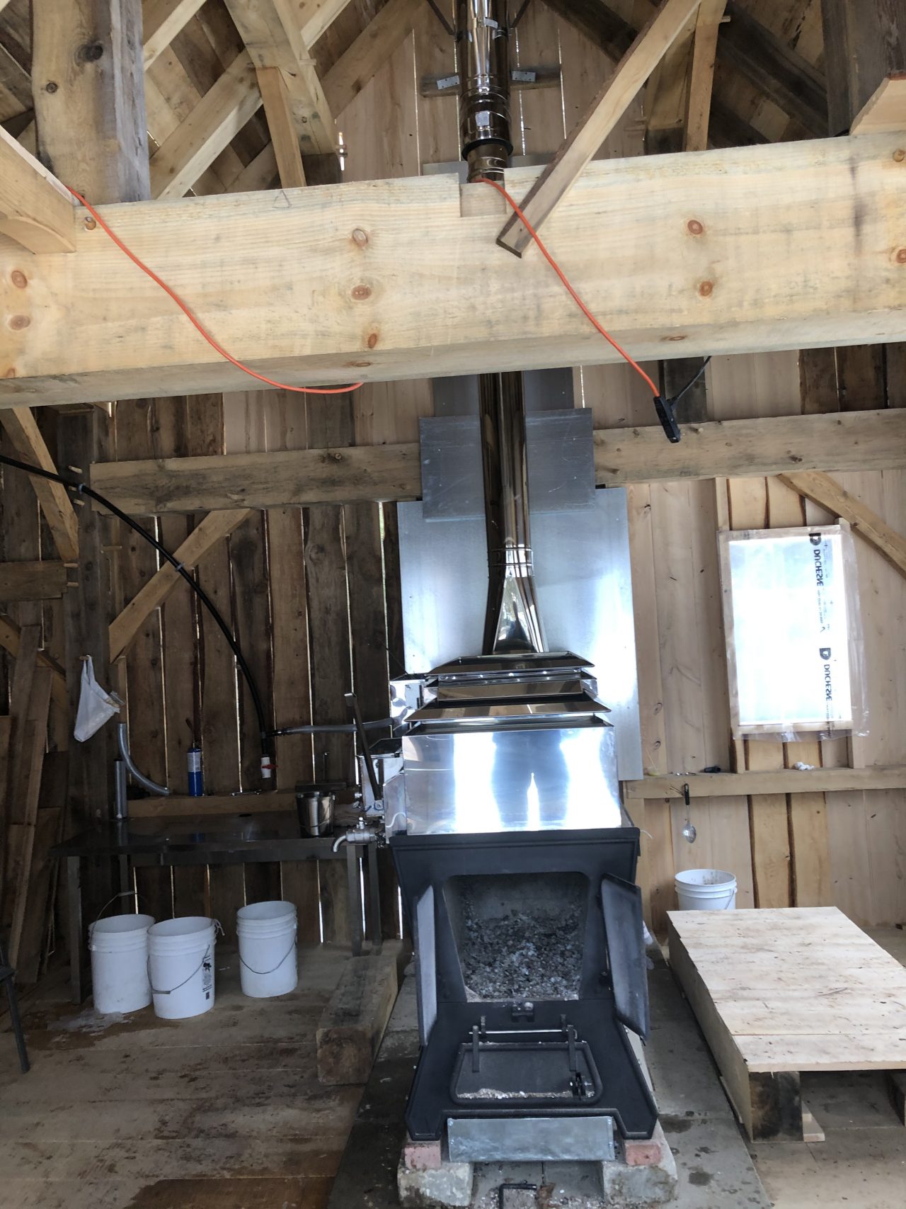 Maple Syrup Evaporator Installation Midhurst Wellswept Chimneys